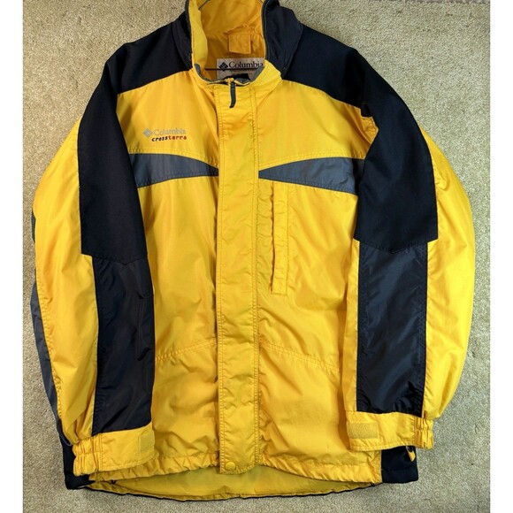 Columbia Men’s Cross Terra Full Zip Jacket Yellow / Gray Men’s Large - Picture 1 of 14